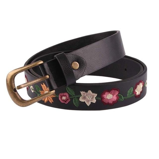 Retro Embroidered Floral Belt-ChicBohoStyle