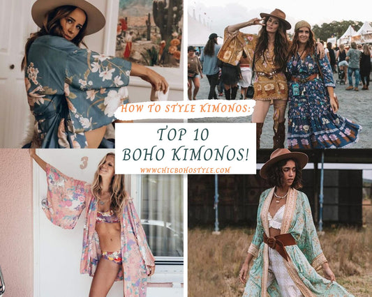 How to Style Kimonos: Top 10 Boho Kimonos - chicbohostyle