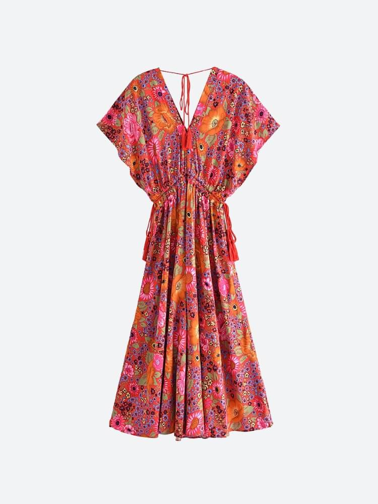 Boho Colorful Maxi Dress