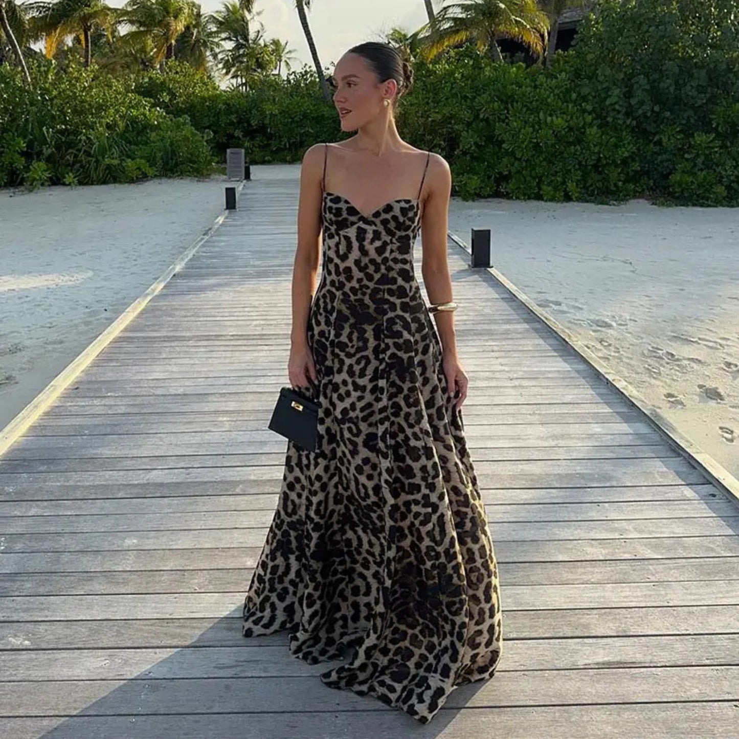 Leopard Maxi Dress