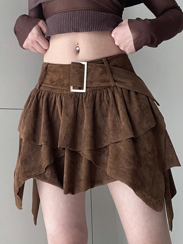 Corduroy Mini Skirt