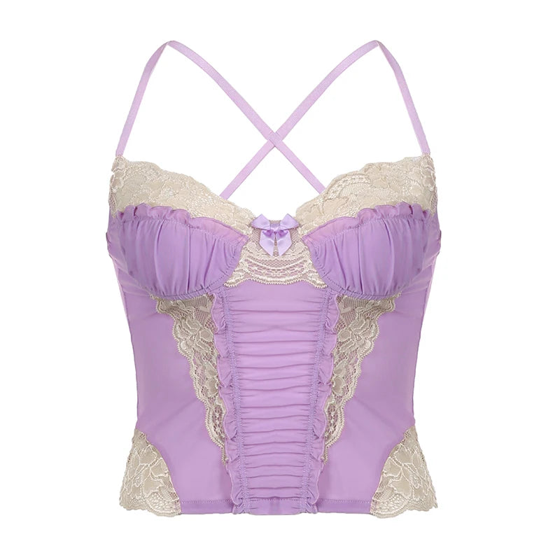 Coquette Mesh Corset Top