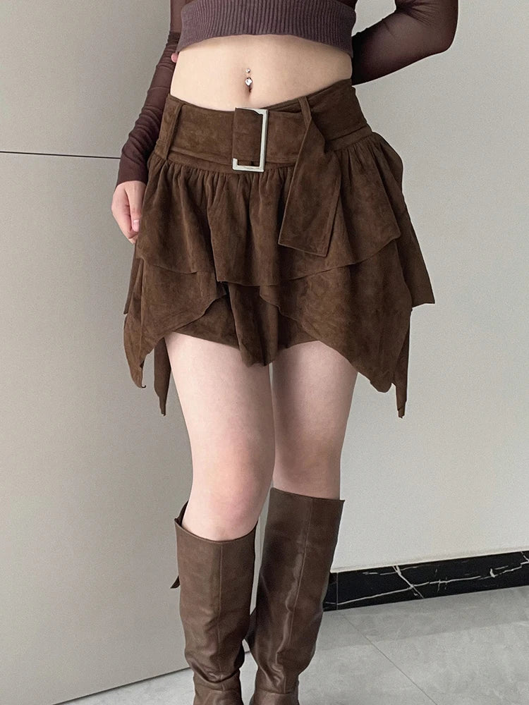 Corduroy Mini Skirt