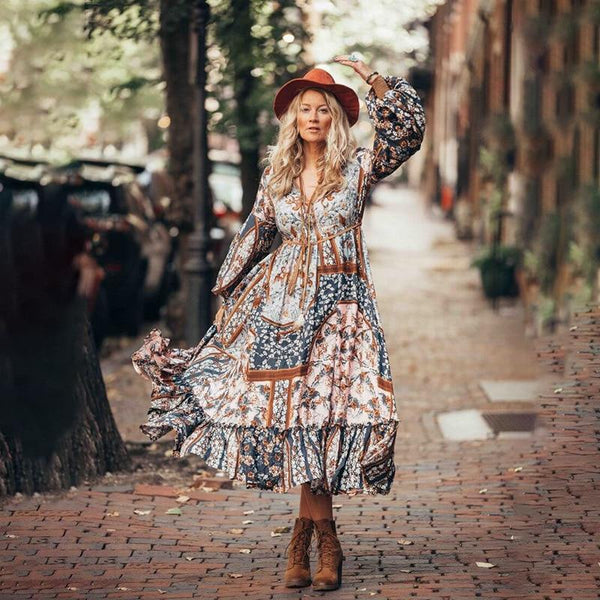 Bohemian on sale chic dress