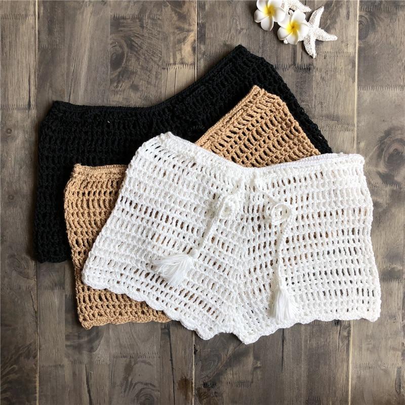 Boho Crochet Summer Shorts-ChicBohoStyle