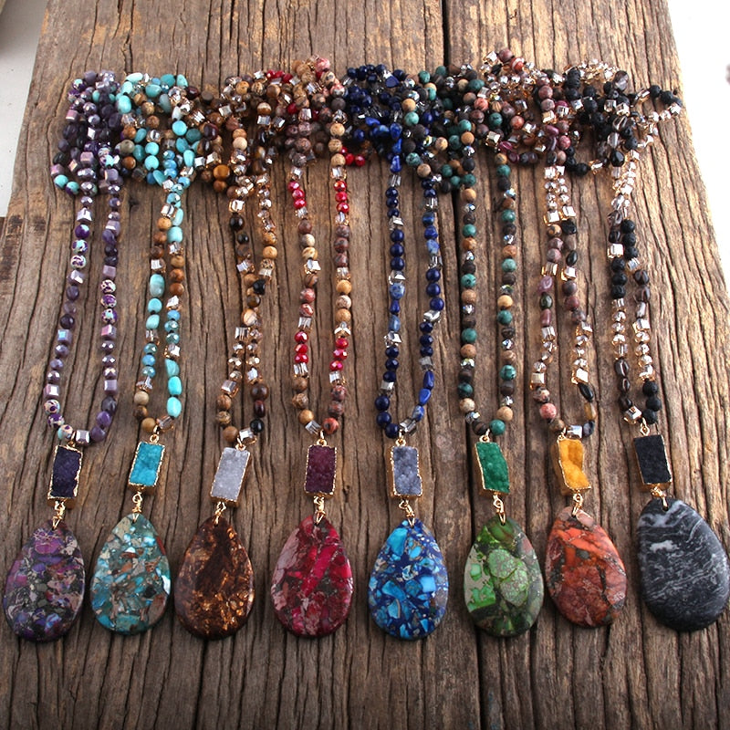 Boho stone sale jewelry