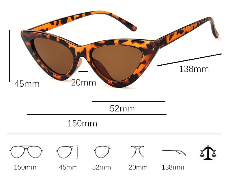 Cat Eye Classic Sunglasses for Women