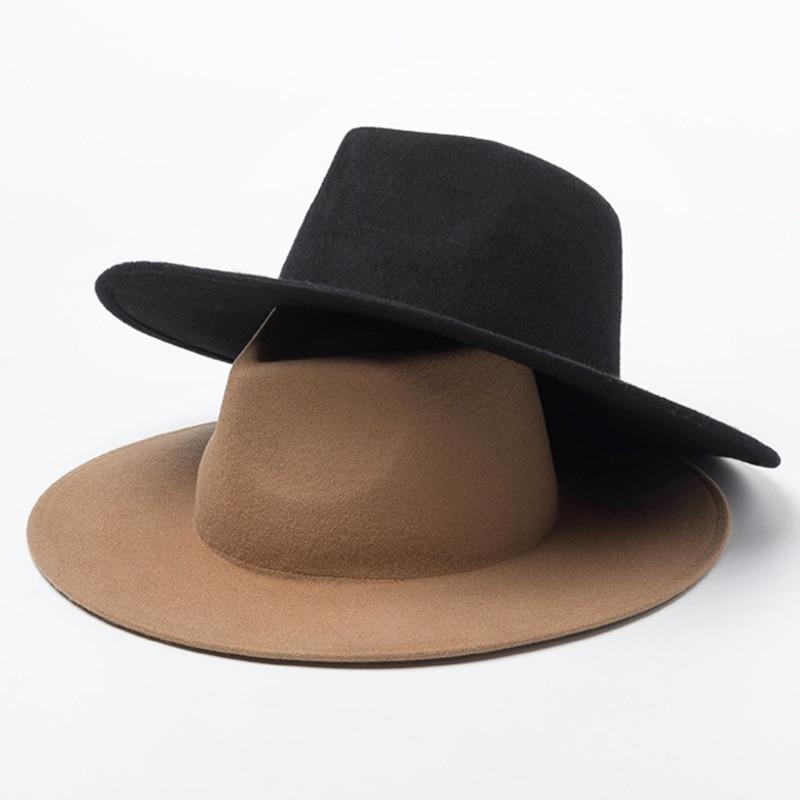 Classical Wide Brim Fedora Hat-ChicBohoStyle