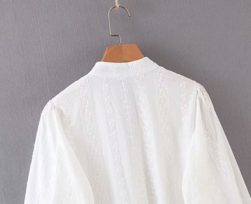 Cottagecore Aesthetic White Dress