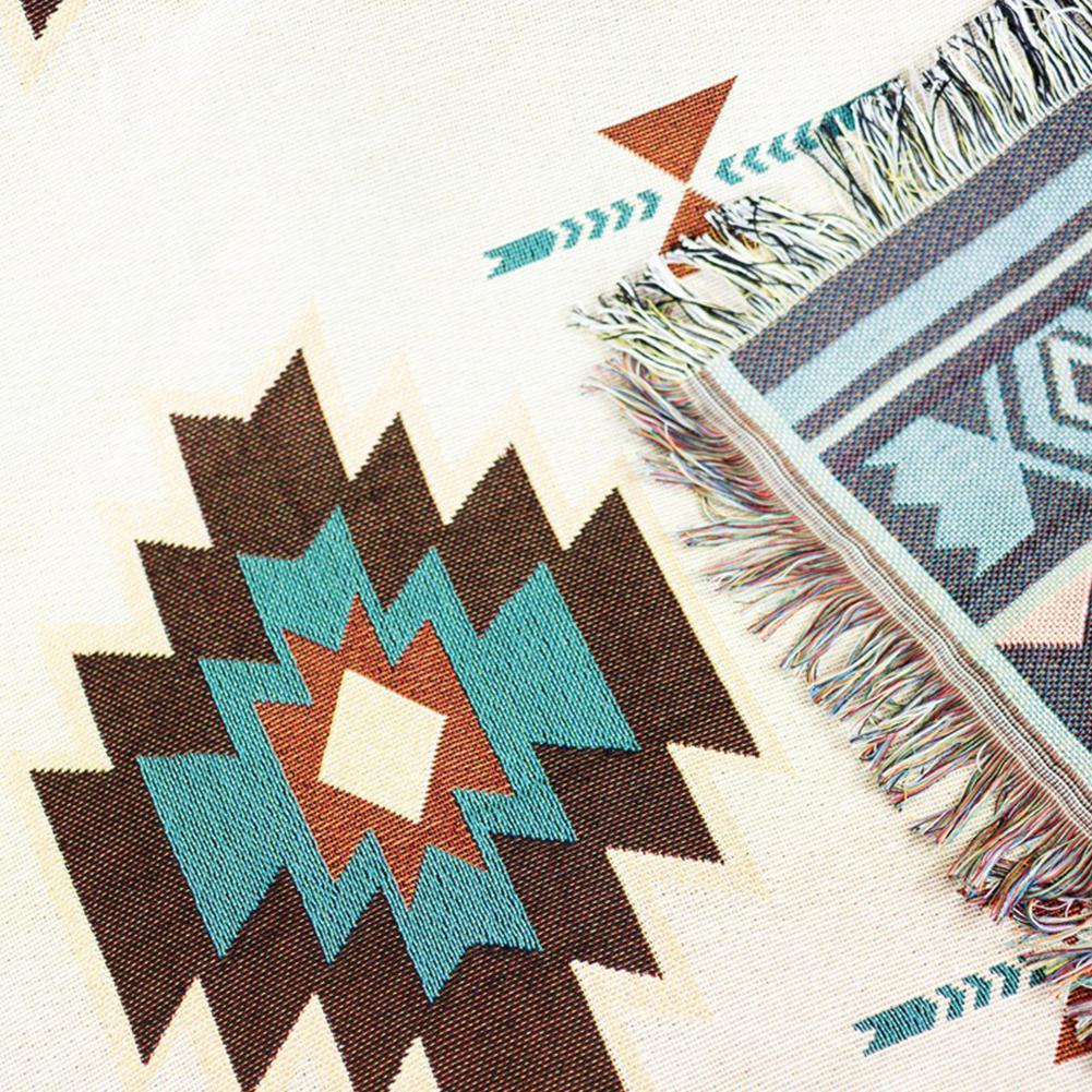 Geometry Throw Blanket Sofa Cobertor-ChicBohoStyle