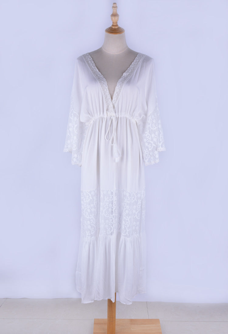 Hippie Soul White Lace Dress
