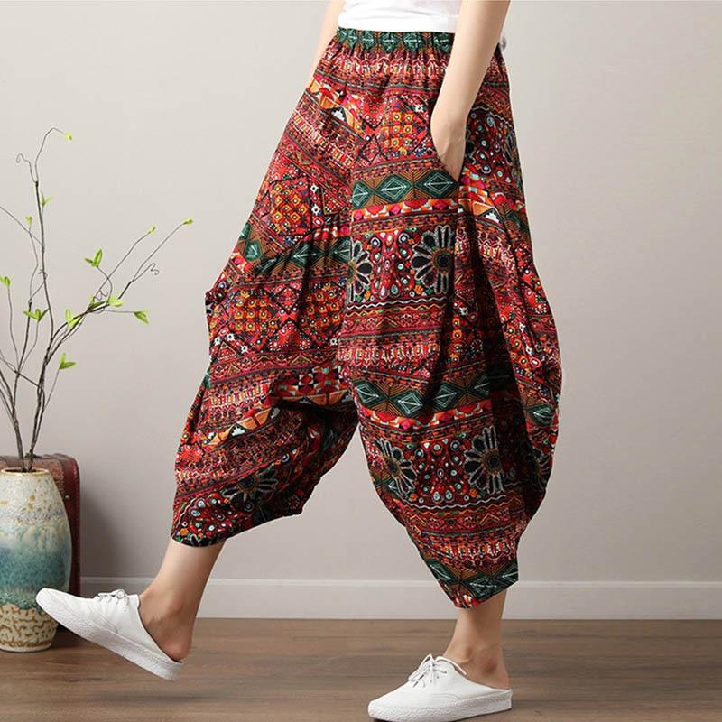 Hippie Style Loose Harem Pants - ChicBohoStyle – Chic Boho Style