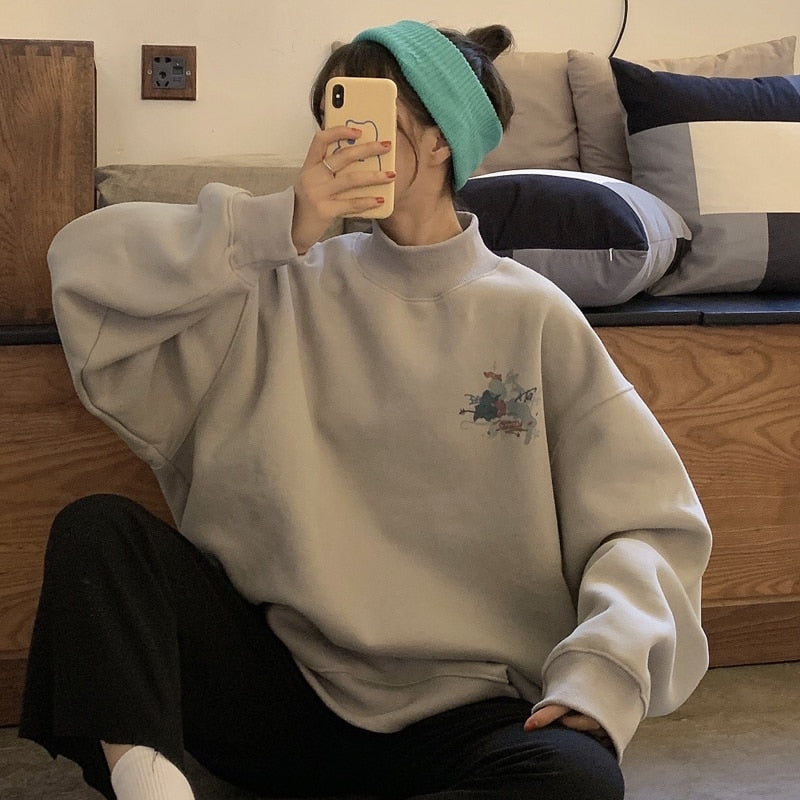 Hoodie oversize online korea