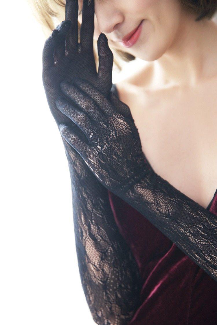 Long Lace Elegant Vintage Gloves-ChicBohoStyle