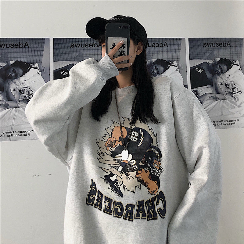 Loose Korean Style Sweatshirt