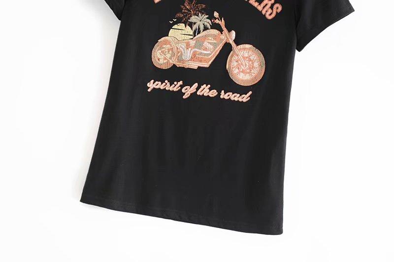 Motorcycle Spirit Of The Roads T-Shirt-ChicBohoStyle