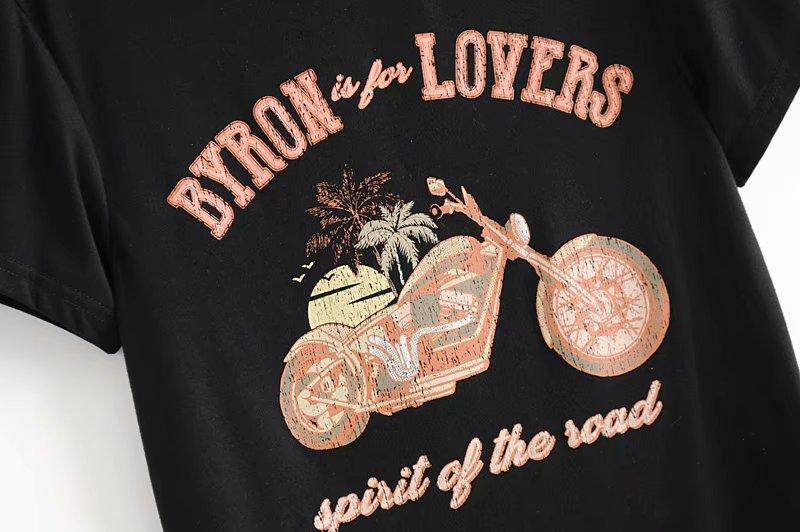 Motorcycle Spirit Of The Roads T-Shirt-ChicBohoStyle