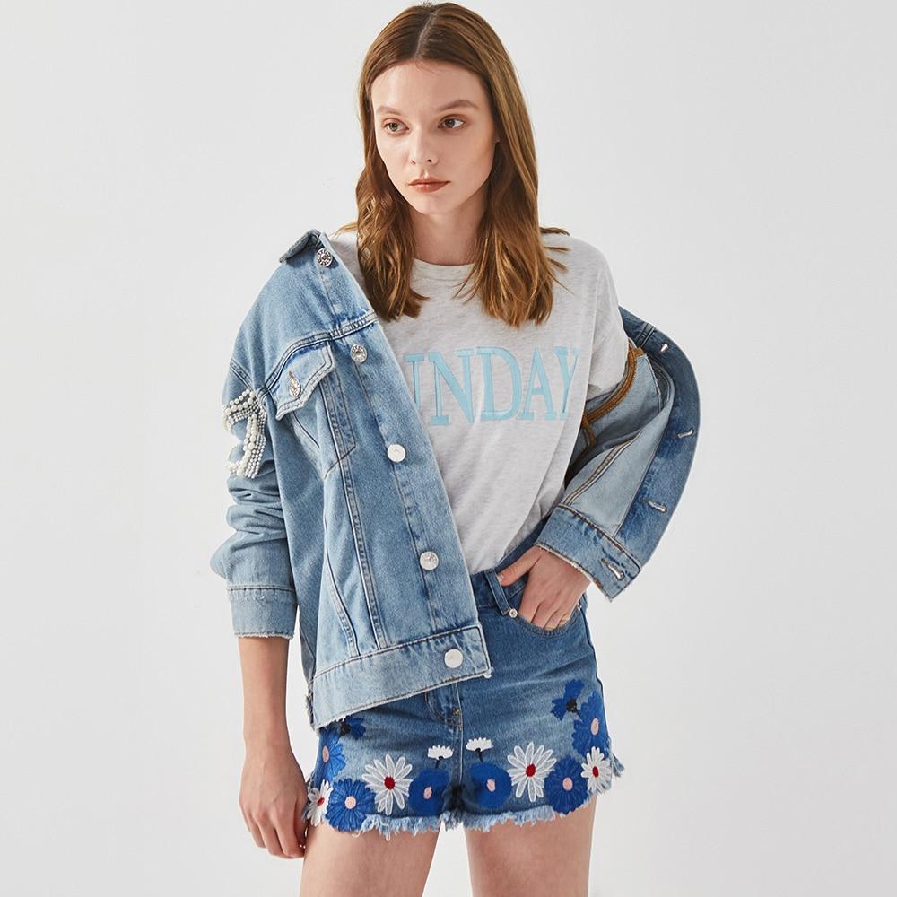 Fate Rhinestone Embellished Washed Denim Jacket – Six Sisters Boutique-NULU