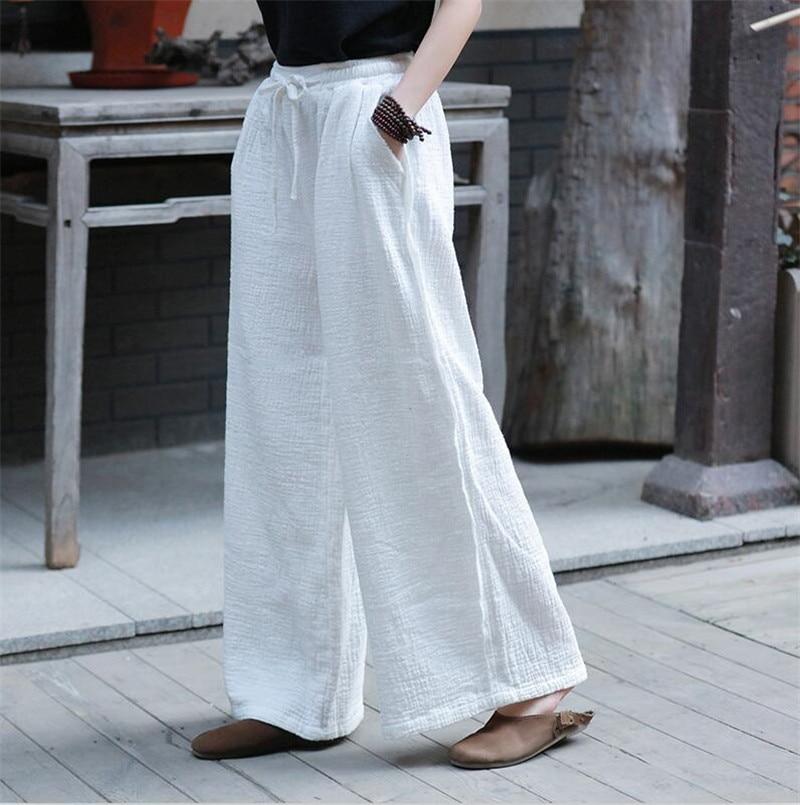 Plus Size Summer Cotton Linen Pants - ChicBohoStyle – Chic Boho Style