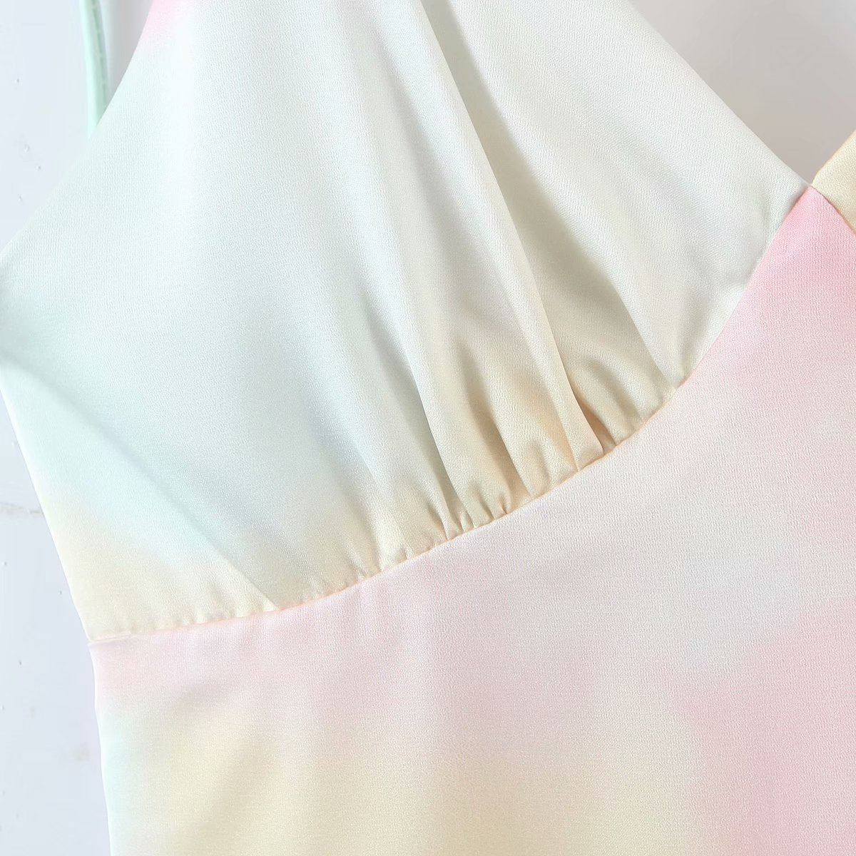 Soft Girl Tie Dye Print Mini Dress