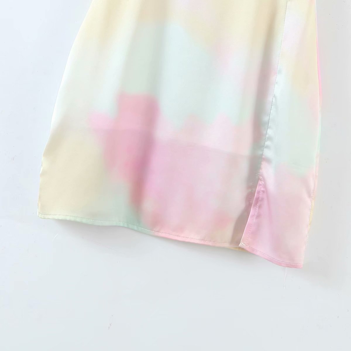 Soft Girl Tie Dye Print Mini Dress