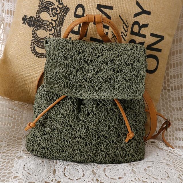 NWOT Free 2024 People Montana Crochet Backpack- So cool in crochet, this boho-inspir