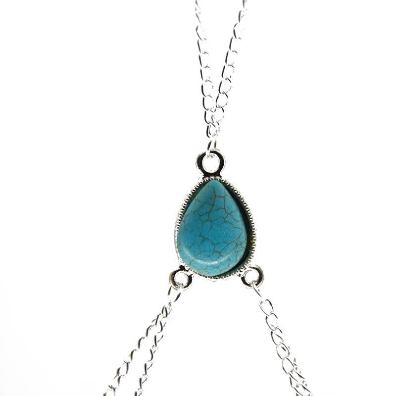 Water Drop Stone Belly Chain Body Jewelry-ChicBohoStyle